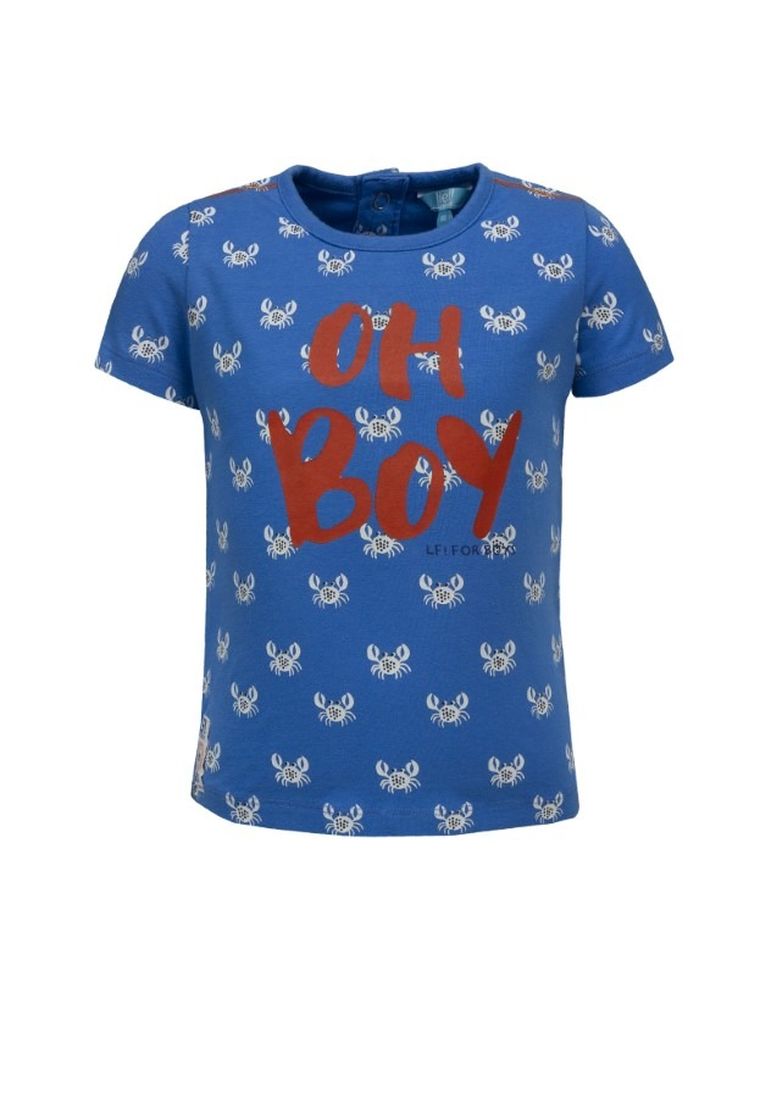 T-shirt chłopięcy, niebieski, Lief