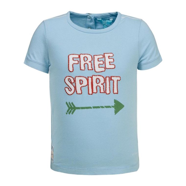 T-shirt chłopięcy, niebieski, Lief