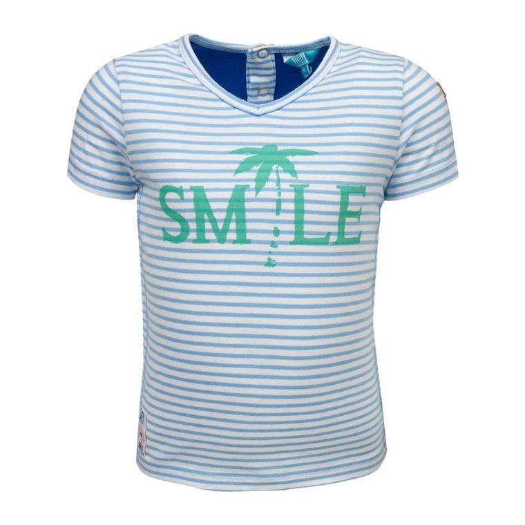 T-shirt chłopięcy, niebieski, Lief