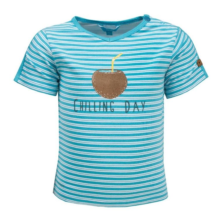 T-shirt chłopięcy, niebieski, Lief