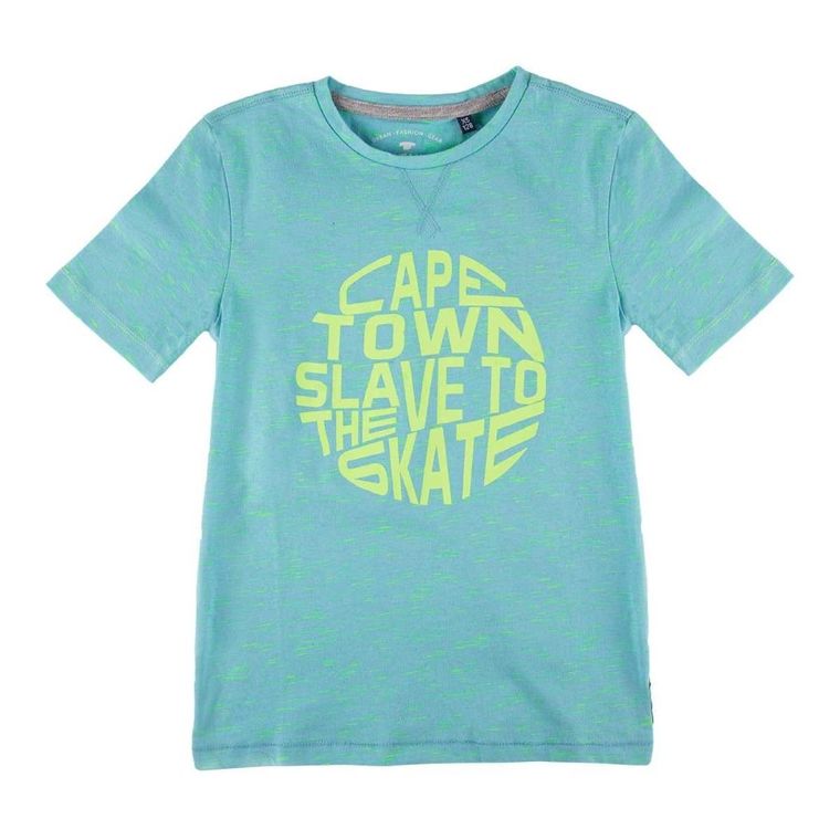 T-shirt chłopięcy, niebieski, Tom Tailor