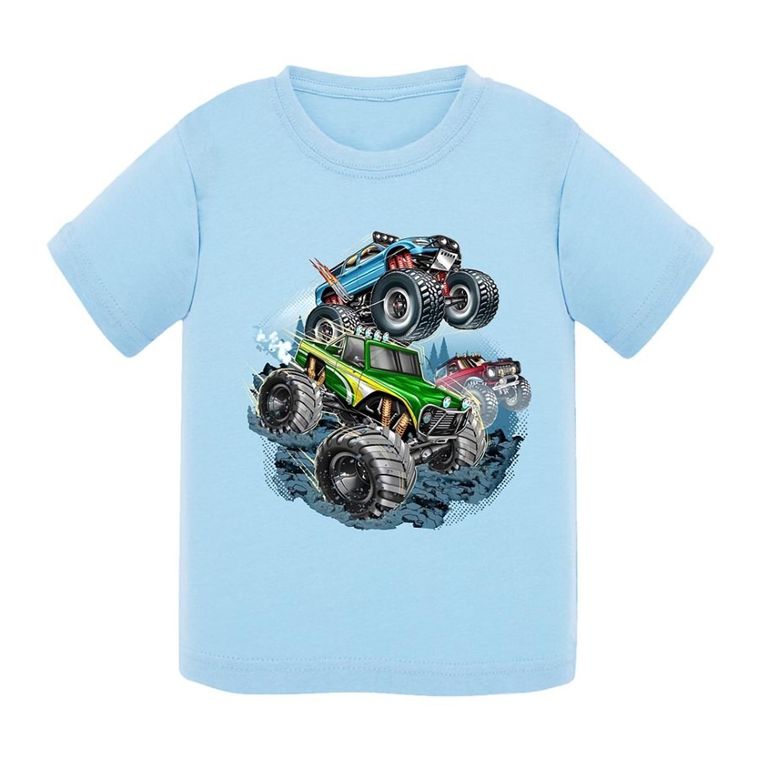 T-shirt chłopięcy, niebieski, Tup Tup
