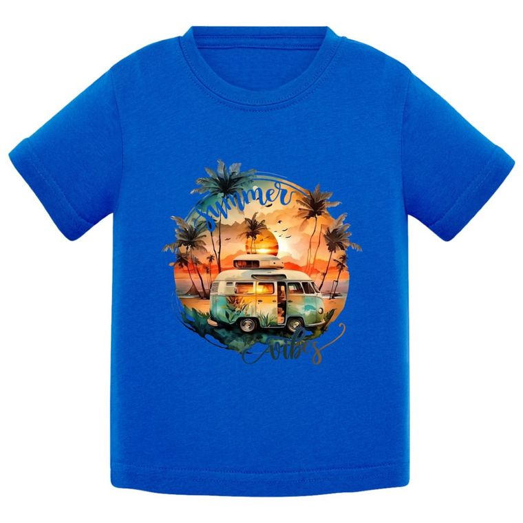 T-shirt chłopięcy, niebieski, Tup Tup