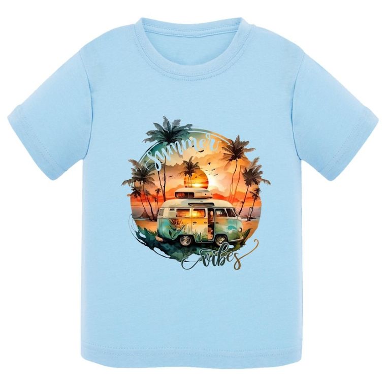 T-shirt chłopięcy, niebieski, Tup Tup