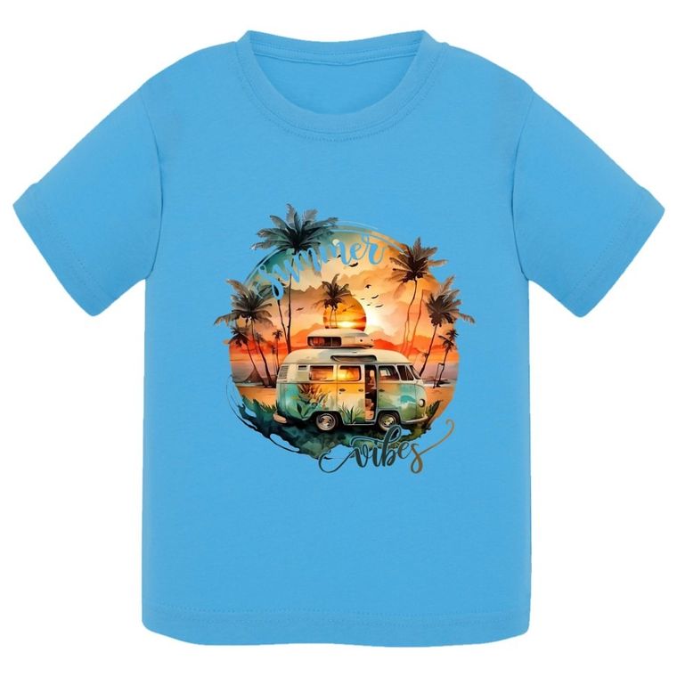 T-shirt chłopięcy, niebieski, Tup Tup