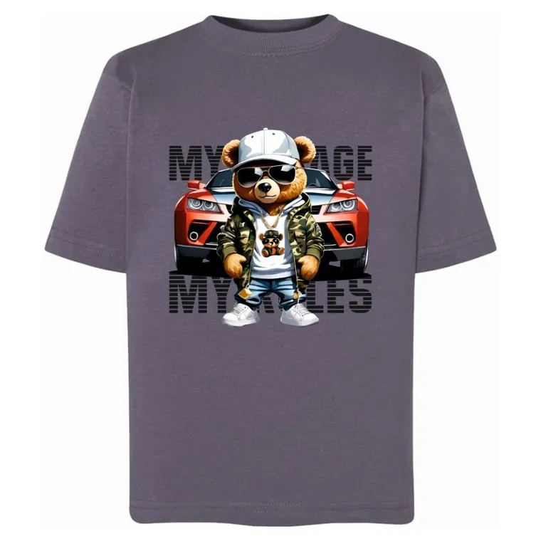 T-shirt chłopięcy, niebieski, Tup Tup