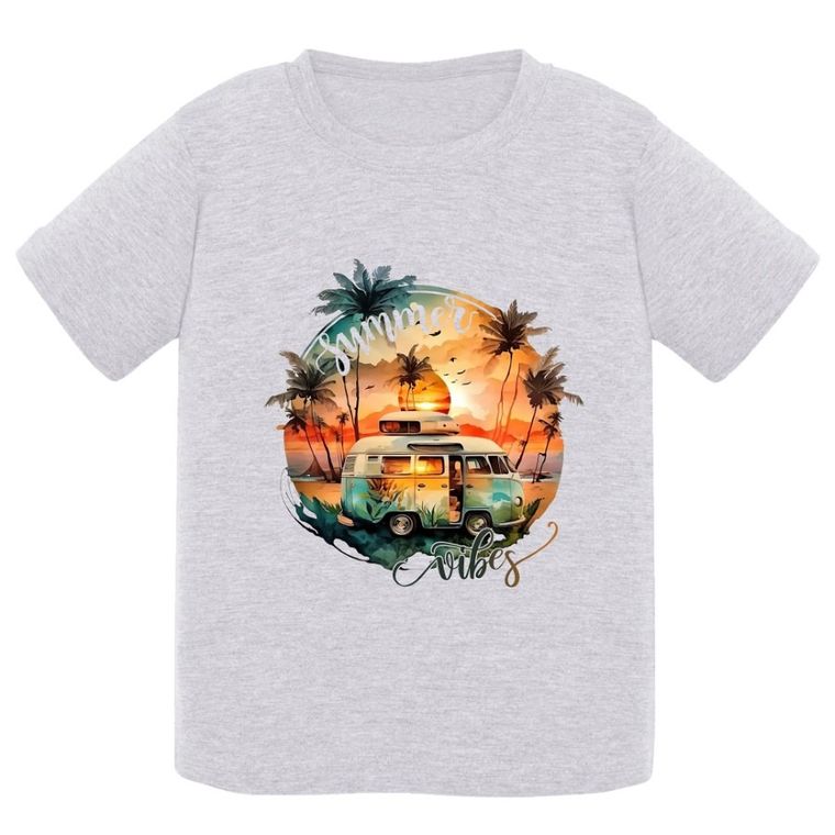 T-shirt chłopięcy, szary, Tup Tup