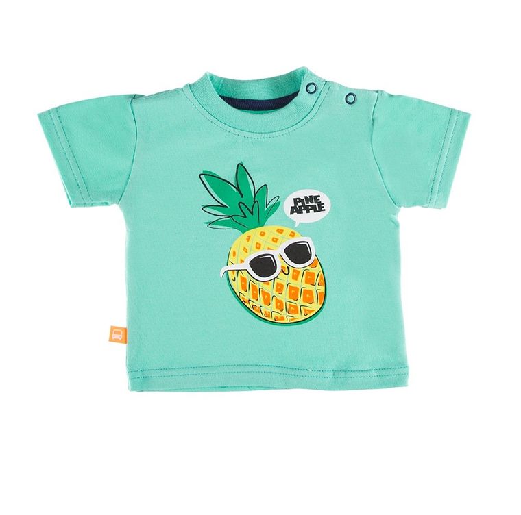 T-shirt chłopięcy, zielony, Eevi