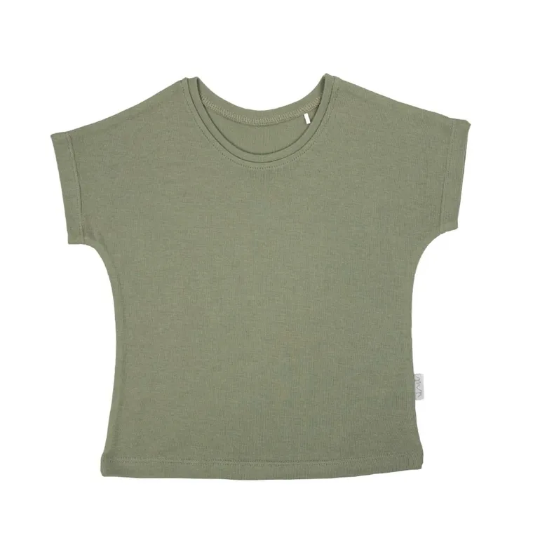 T-shirt chłopięcy, zielony, Nicol