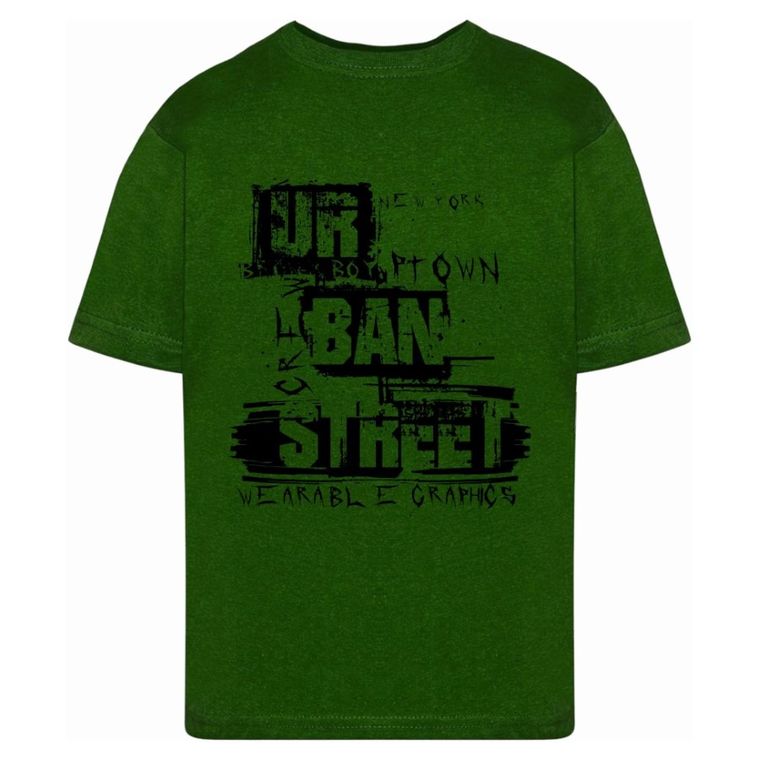 T-shirt chłopięcy, zielony, Tup Tup