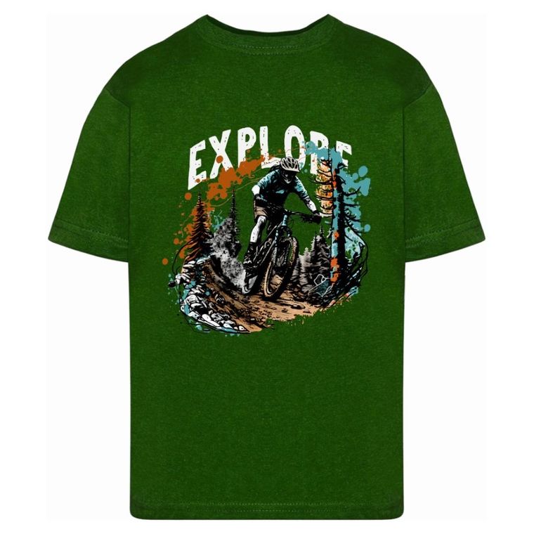 T-shirt chłopięcy, zielony, Tup Tup