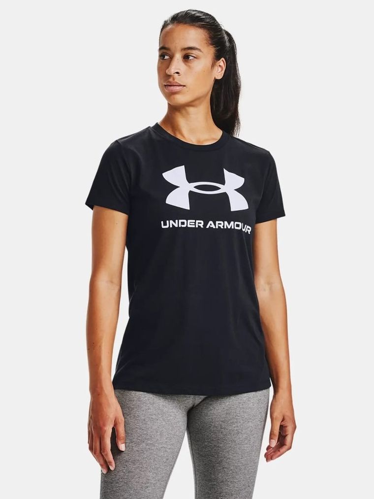 T-shirt damski, czarny, Under Armour