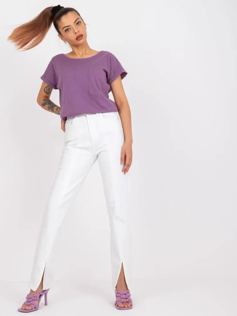 T-shirt damski, fioletowy, Mayflies