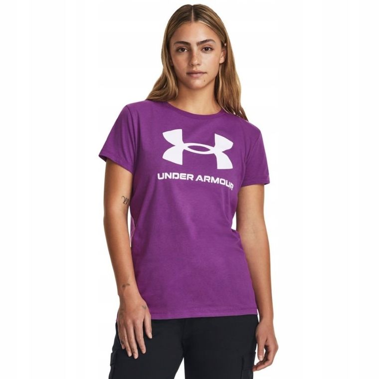 T-shirt damski, fioletowy, Under Armour