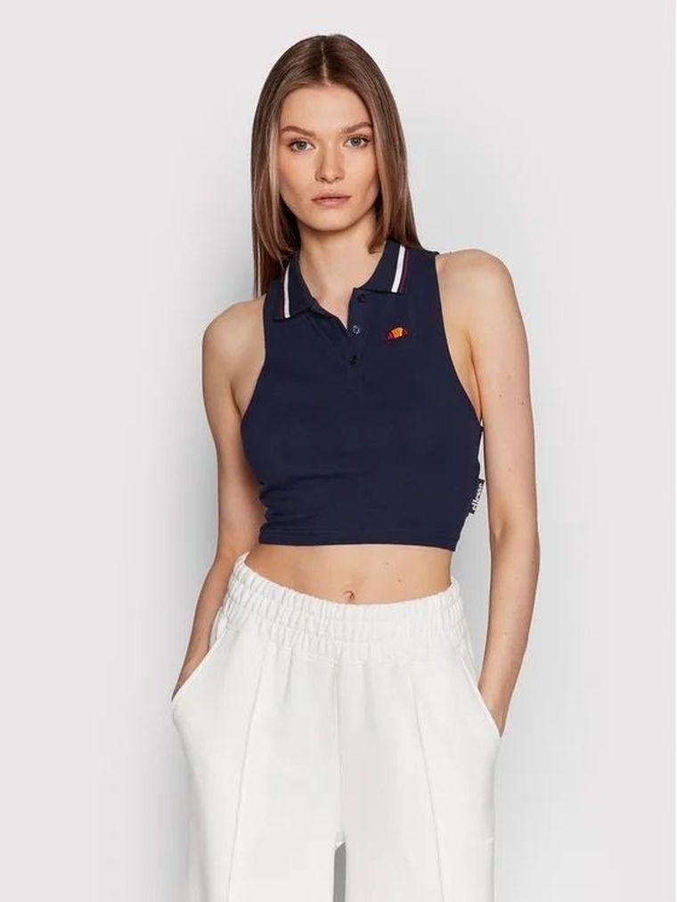 T-shirt damski, granatowy, Ellesse