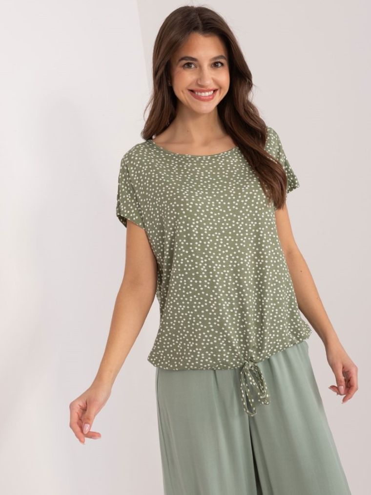 T-shirt damski, khaki, Sublevel