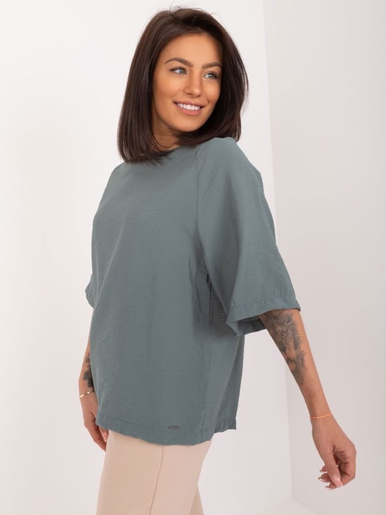 T-shirt damski, khaki, Sublevel