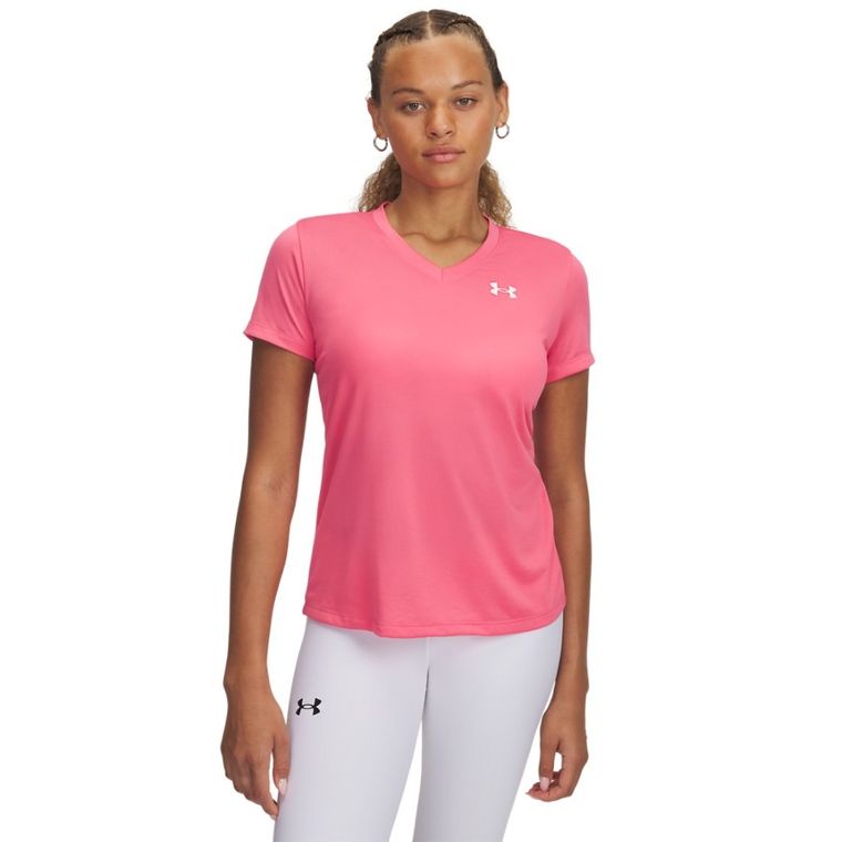 T-shirt damski, różowy, Under Armour