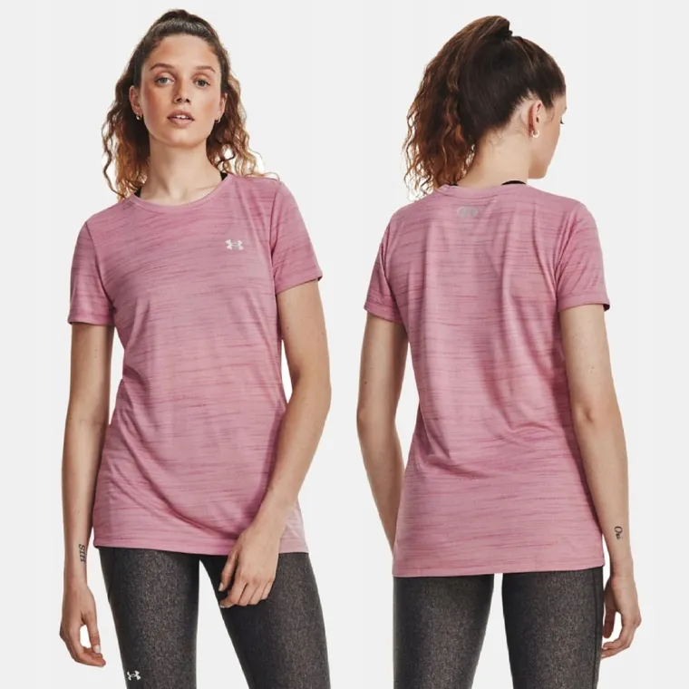 T-shirt damski, różowy, Under Armour
