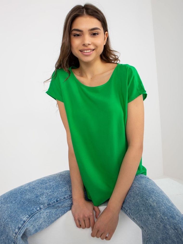 T-shirt damski, zielony, Sublevel