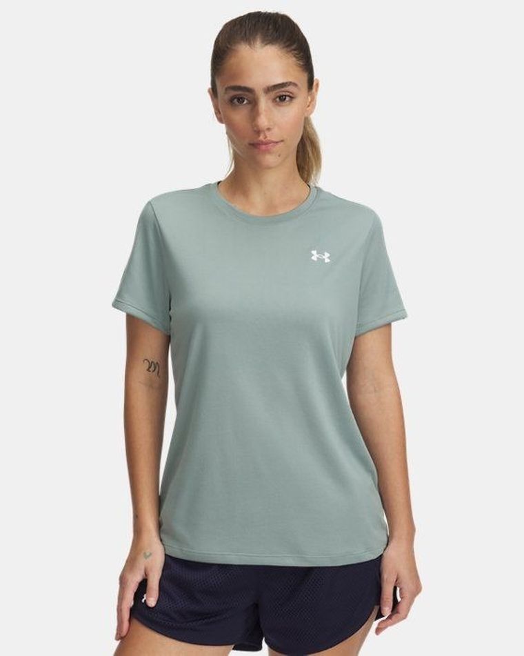 T-shirt damski, zielony, Under Armour