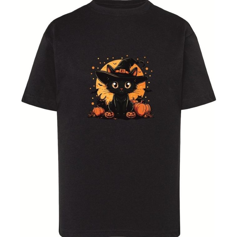 T-shirt dziecięcy, czarny, Tup Tup