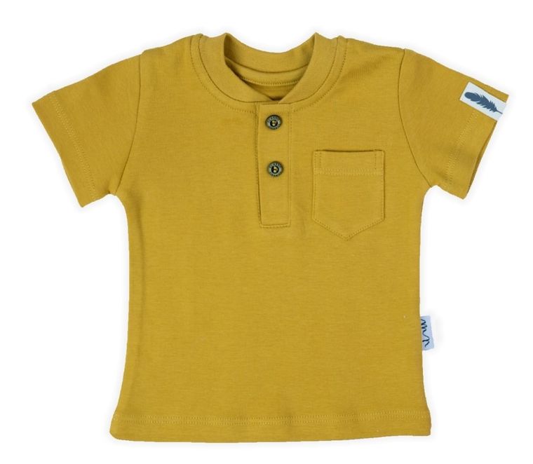 T-shirt dziecięcy, żółty, Nicol