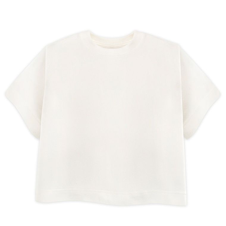 T-shirt dziewczęcy, ecru, Pinokio