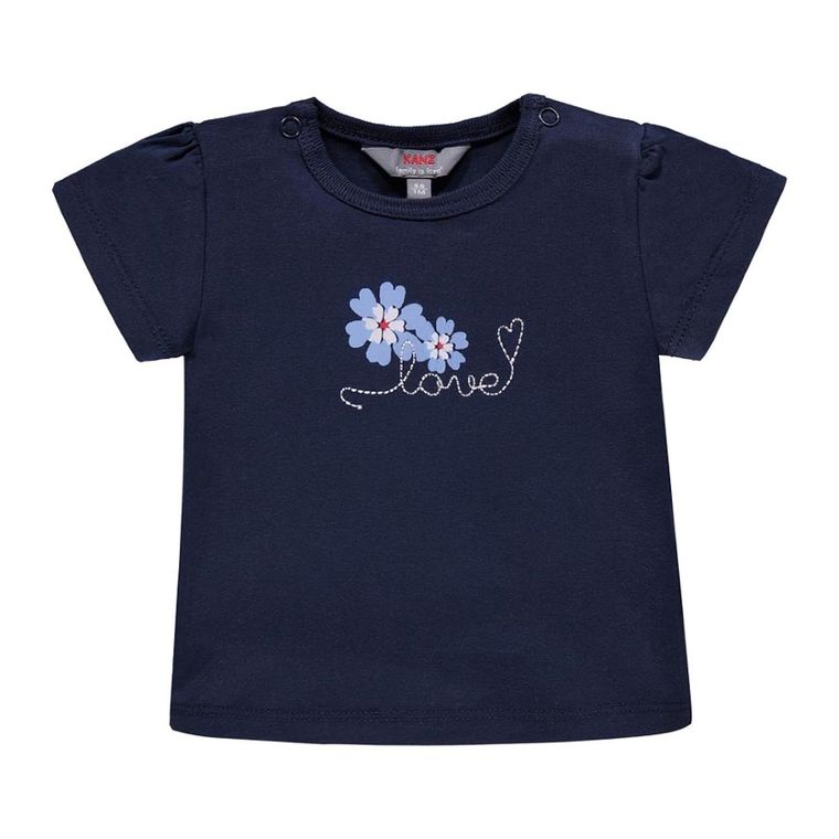 T-shirt dziewczęcy, niebieski, Kanz