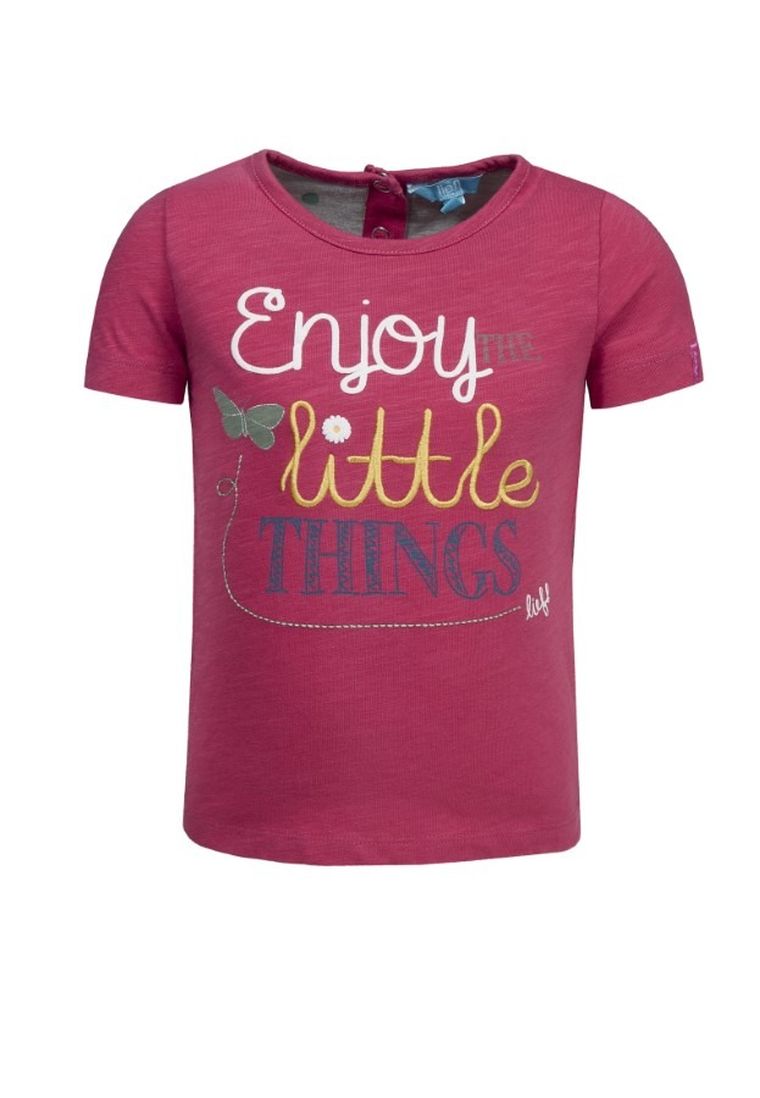 T-shirt dziewczęcy, różowy, Lief