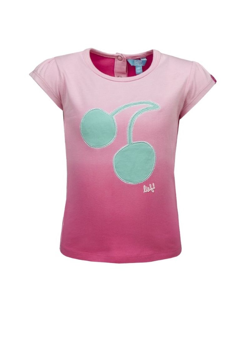 T-shirt dziewczęcy, różowy, Lief