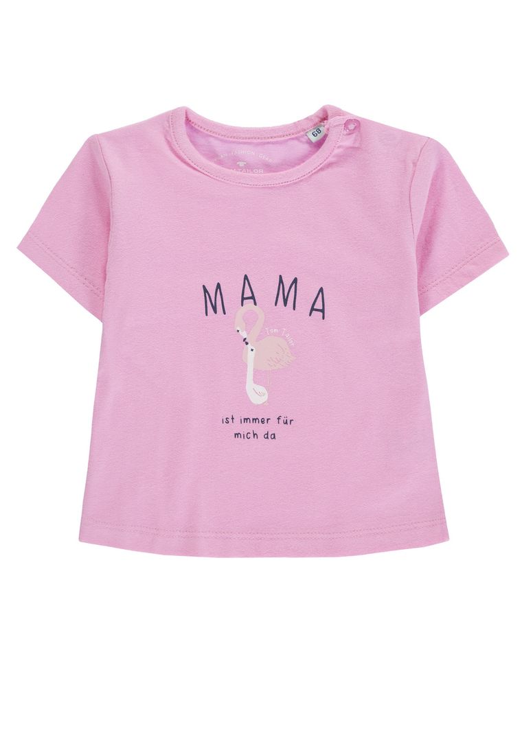 T-shirt dziewczęcy, różowy, Tom Tailor