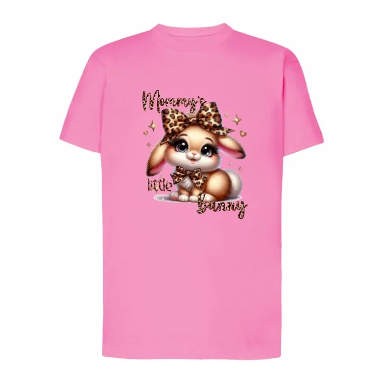 T-shirt dziewczęcy, różowy, Tup Tup