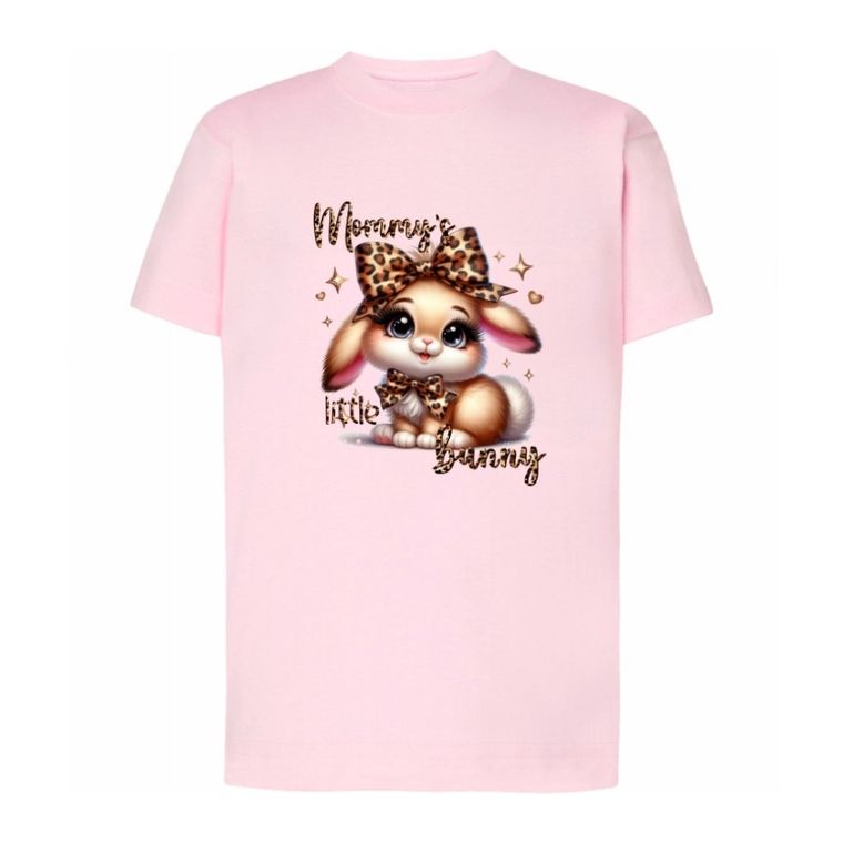 T-shirt dziewczęcy, różowy, Tup Tup