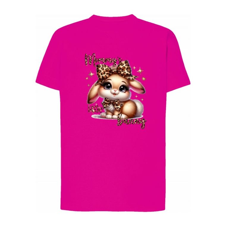 T-shirt dziewczęcy, różowy, Tup Tup