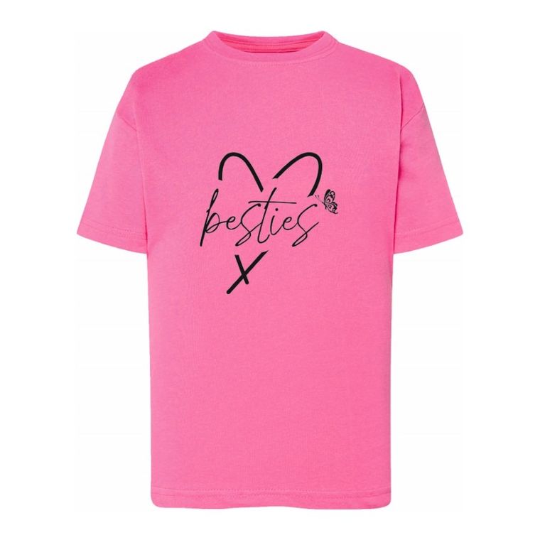 T-shirt dziewczęcy, różowy, Tup Tup