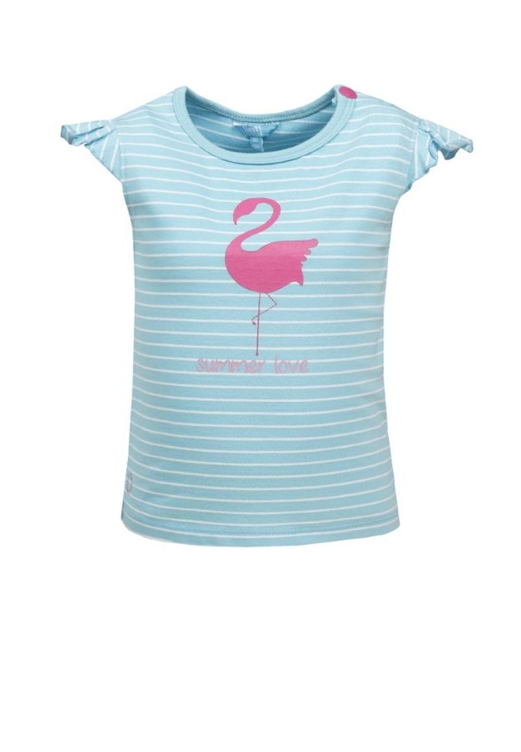 T-shirt dziewczęcy, turkusowy, Lief