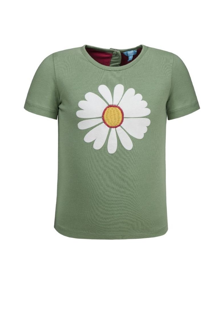T-shirt dziewczęcy, zielony, Lief
