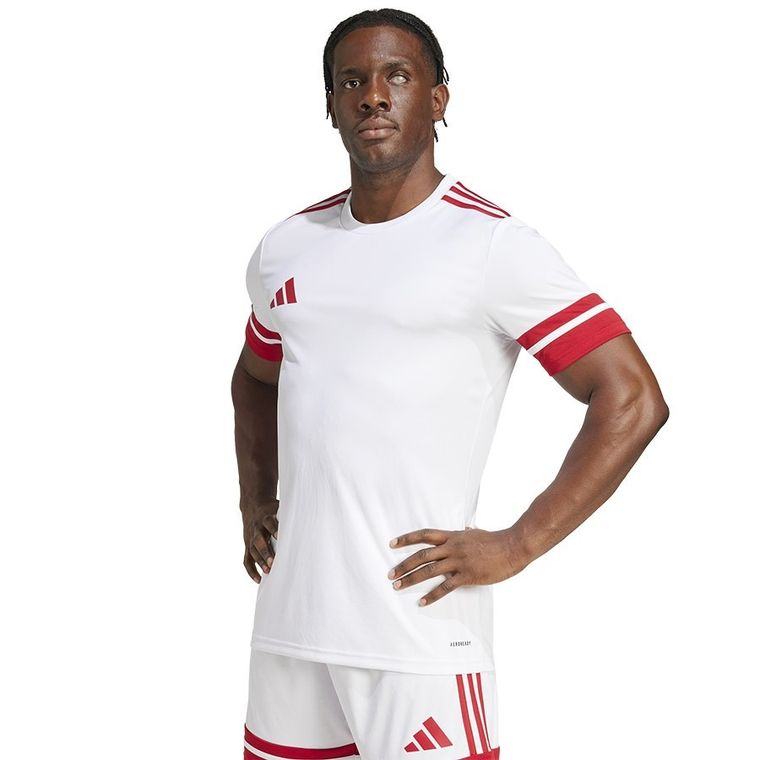 T-shirt męski, biały, Adidas Squadra