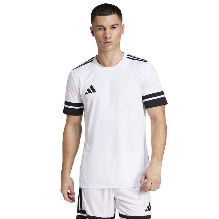 T-shirt męski, biały, Adidas Squadra