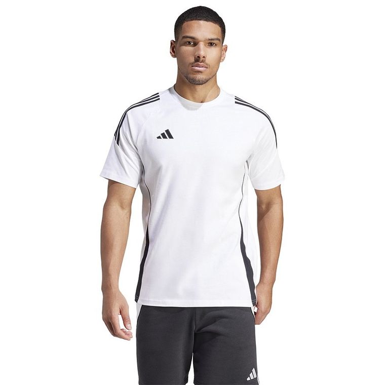 T-shirt męski, biały, Adidas Tiro