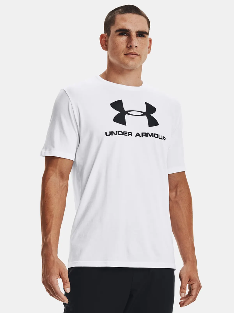 T-shirt męski, biały, Under Armour