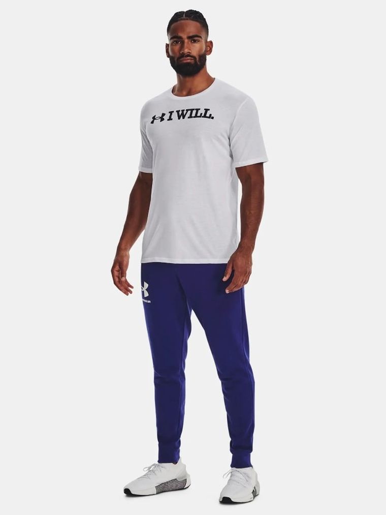 T-shirt męski, biały, Under Armour