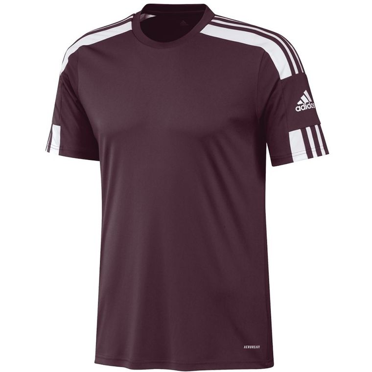 T-shirt męski, bordowy, Adidas Squadra 21 JSY
