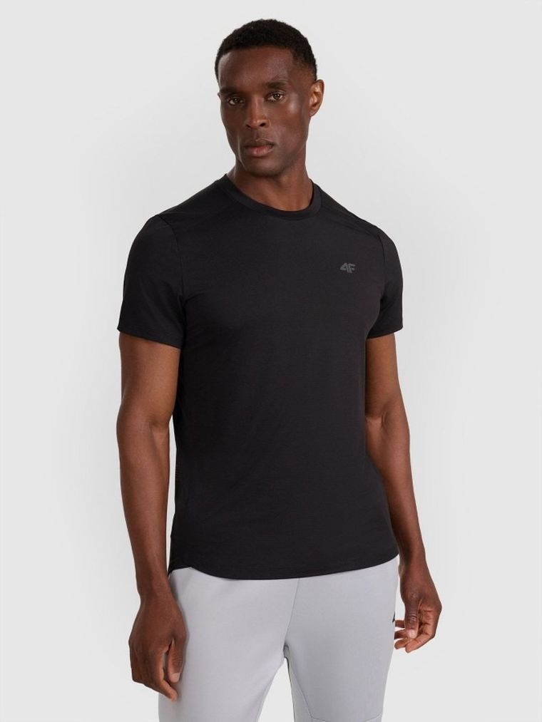 T-shirt męski, czarny, 4F