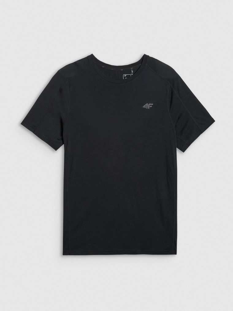 T-shirt męski, czarny, 4F