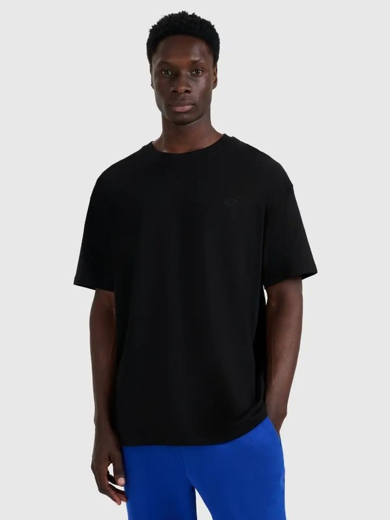 T-shirt męski, czarny, 4F