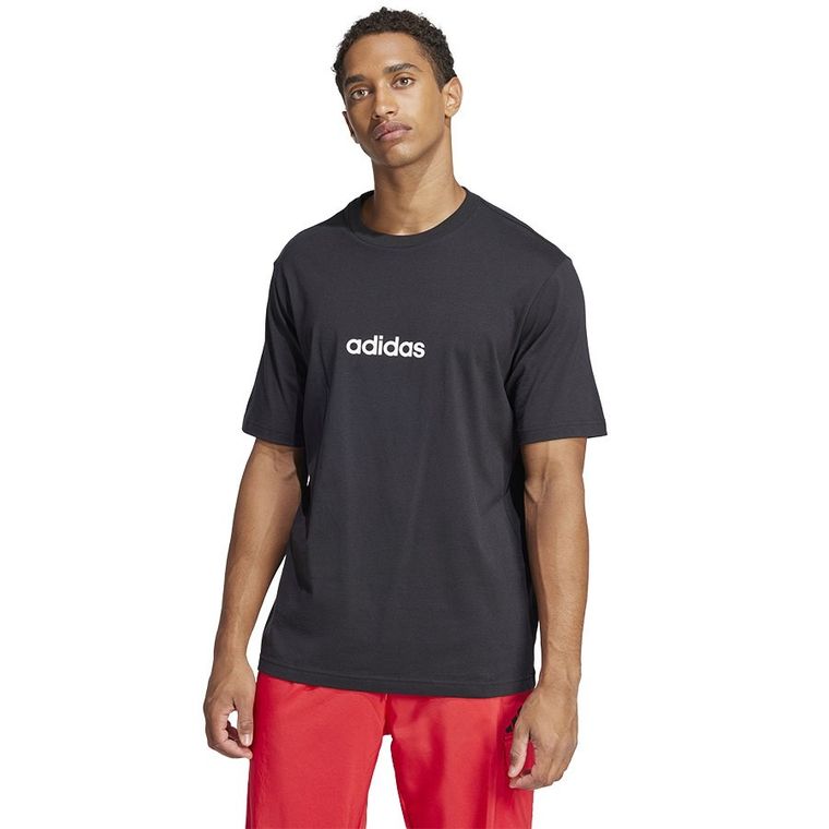 T-shirt męski, czarny, Adidas
