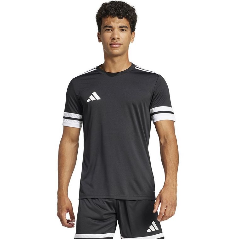 T-shirt męski, czarny, Adidas Squadra