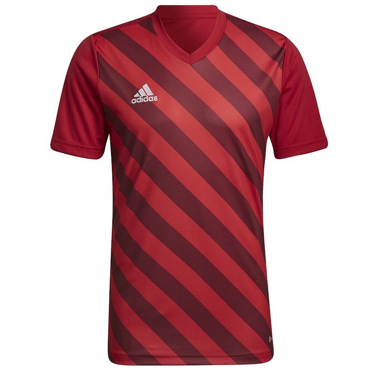 T-shirt męski, czerwony, Adidas Entrada 22 GFX JSY